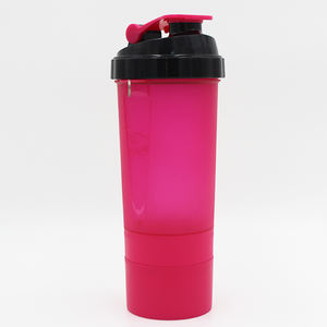 Bola de acero <span class=keywords><strong>inoxidable</strong></span> al por mayor de 650 ml botella de la coctelera de tres capas con mosquetón - Product Image 1