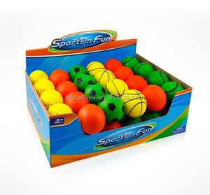 Mini ballon anti-stress en PU personnalisé avec logo, 6 cm, émoticônes à presser, ballon anti-stress, ballon en mousse, football, basketball pour enfants - Product Image 3