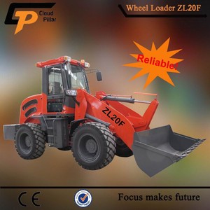 2 Ton roda pemuat TERBAIK multifungsi <span class=keywords><strong>Loader</strong></span> Zl 20F Fork lepas cepat ember Auger pengikis roda Mini kompak 4x4 - Product Image 5