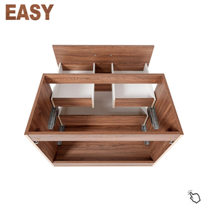 Barato moderno fregadero de cerámica de muebles de <span class=keywords><strong>baño</strong></span> vanidad conjuntos - Product Image 2
