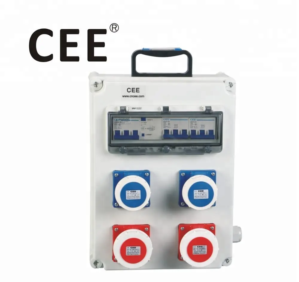 CEE Europe Socket Power Box distribution board