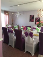 Bandes pour housse de chaise/bandes de chaise en spandex pour mariage/bandes de ceinture de couverture de chaise