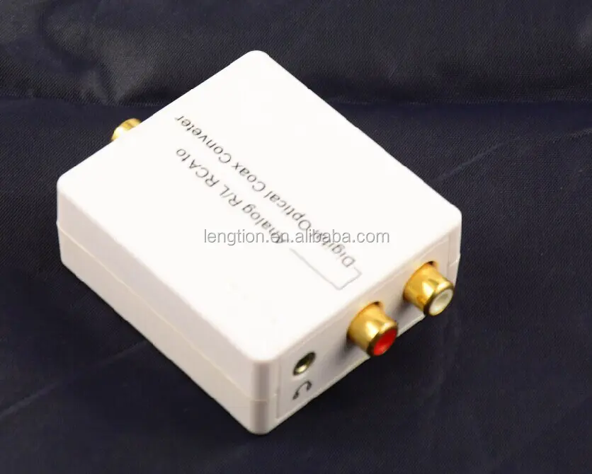 OEM Analog to Digital Optical Coaxial Audio Converter Adapter with 3.5mm & RCA Inputs