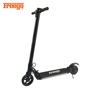 Freego scooter elétrico portátil dobrável, peso leve com motor traseiro ES-06X 6.5 polegadas 350w