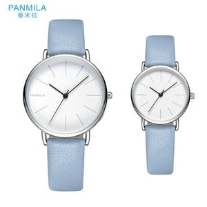 Hombre <span class=keywords><strong>mujer</strong></span> reloj mejor marca Simple correa <span class=keywords><strong>de</strong></span> cuero pareja reloj barato - Product Image 6