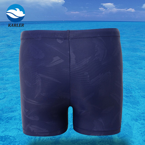 Оптовая продажа, полиамидные Шорты для плавания, черный купальный костюм, плавки, куртки для мужчин - Product Image 4