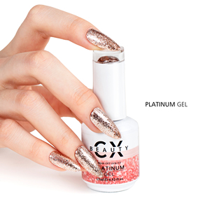 Esmalte de Uñas Brillante como un Diamante, Gel Platino en Gel UV para Decoración de Uñas, Gel con Purpurina - Product Image 4