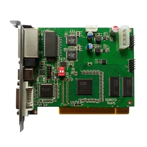 LED 디스플레이 사용 Novastar 보내는 카드 및 Linsn 제어 카드 단색, 이중 색상, 전체 사용되는 전송 카드 TS901