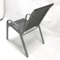 Chaise empilable de bureau pour l'extérieur, chaise empilable pour banquet, chaise de salle à manger, chaise empilable en acier
