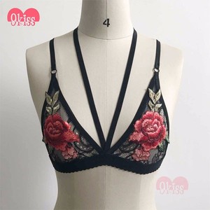 Bordado Nuevo Diseño de Encaje Bustier Top Bralette Wholesale - Product Image 6