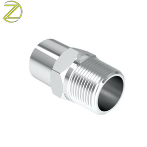 Thủy lực Lắp Nhà Sản Xuất Núm Vú Nước Tap Adapter Ống CNC Gia Công Threaded Lắp - Product Image 1