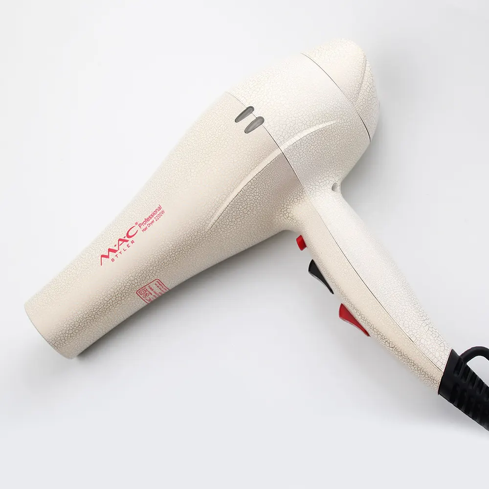 Best Selling New Design Professional Long Life AC Motor Household and Salon 2200W Hair Dryer