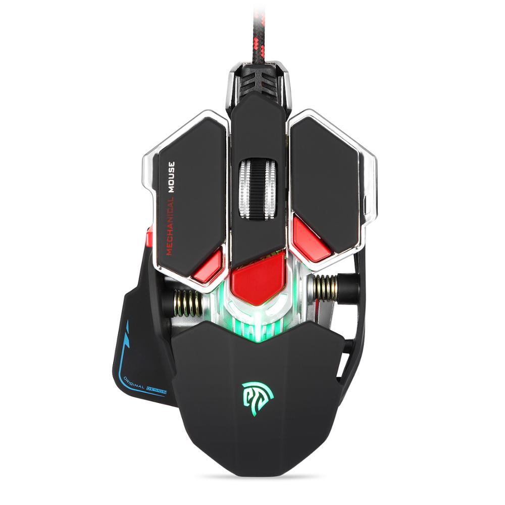 EasySMX G10 9 программируемых клавиш индивидуальные подсветки драйверы оптическая мышь gaming
