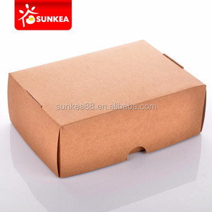 Boîte à <span class=keywords><strong>plateaux</strong></span> alimentaires en papier kraft grande taille jetable personnalisée imprimée - Product Image 5
