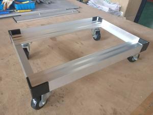 ट्राली एल्यूमीनियम भारी शुल्क मंच फर्नीचर चलती सर्फ़बोर्ड बॉक्स ट्रॉली मामले डॉली - Product Image 5