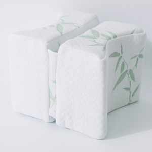 Almohada de Rodilla Ajustable de Espuma Viscoelástica de Bambú <span class=keywords><strong>para</strong></span> Aliviar el Dolor de Piernas y Espalda, Diseño Ergonómico de 2 Partes <span class=keywords><strong>para</strong></span> Dormir de Lado, No Tóxica - Product Image 5