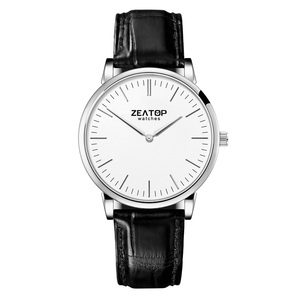 Thinner <strong>Case</strong> Crocodile Leather New Simple <strong>Watch</strong>