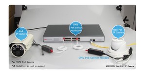 Red de $ Number Puertos 10/100 Mbps Ethernet Switch con $ number Puertos PoE Switch & 2 Uplink (ONV-POE33016PF-at) - Product Image 3