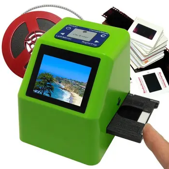 Resolution 5MP Scanner/Digitizer - Converts 35mm Negatives & Slides to 14 Mini Scanner Film Handy Portable Film Scanner