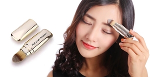 Portátil 1PC retráctil de pinceles de maquillaje <span class=keywords><strong>Pro</strong></span> de fundación de polvo corrector Contorno de cepillos herramientas cosméticas - Product Image 6