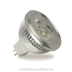 ไฟสปอตไลท์ <span class=keywords><strong>LED</strong></span> MR16 แสงวอร์มไวท์ ลำแสงแคบ 3W DC/AC 12-24V - Product Image 1