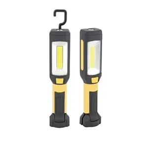 Portable High Power 5W COB Work Light with Magnet Base & Hanging Hook, for Car repairing, Construction Site, Working, Garage