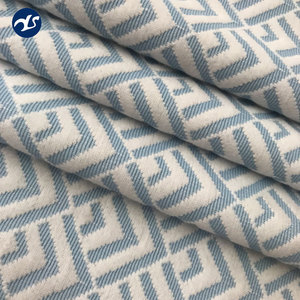 Các Mô Hình Màu Xanh Dệt Kim Vải Bán Buôn Jacquard Dệt Kim NệM VảI - Product Image 3