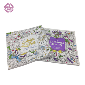 Livre de coloriage pour enfants sur le thème des <span class=keywords><strong>fleurs</strong></span>, avec reliure parfaite, carton kraft et service d'impression offset – Fournisseur chinois - Product Image 2