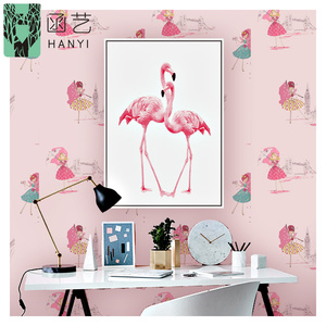 عالية الجودة أزياء وردي جميل للبنات غرفة خلفية - Product Image 1