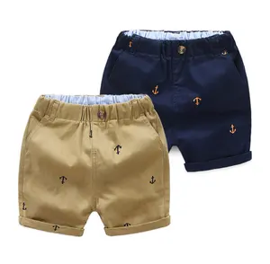 2021 Zomer Groothandel Kinderen Comfortabele Zachte Elastische Taille Shorts Voor 2-7Y Jongens