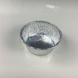 Disposable Mini Baking Pan <strong>Cupcake</strong> Bowl Round Aluminum Foil Baking <strong>Tins</strong> Baking Aluminum Foil Containers - Product Image 1