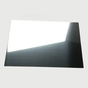 China factory Factory Glossy Mirror 0.8mm Thick Stainless Steel Plate A4 for PVC Card Press Laminator
