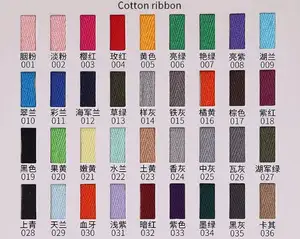 Twill coloré ruban de coton
