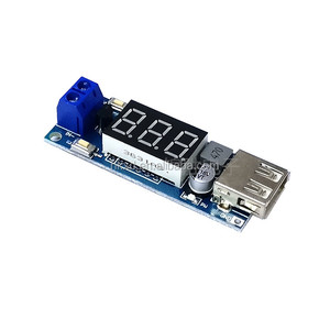 Module d'alimentation artsu, voltmètre de batterie pour voiture, avec chargeur USB 5V, 2a - Product Image 2