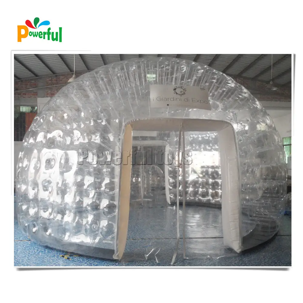 Transparent rectangular blow up inflatable pool cover from China outdoor inflatable pool dome tent manufacturer
