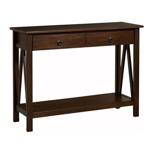 Nhập Nội Thất Hành Lang Bên Bảng MDF Cổ Điển Indonesia Giao Diện Điều Khiển Bảng Với Lưu Trữ Ngăn Kéo Và Kệ - Product Image 4