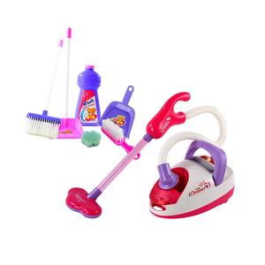 Giocattolo di plastica rinforzata per la pulizia fingere a batteria <span class=keywords><strong>aspirapolvere</strong></span> Set di abilità sociali potenziate <span class=keywords><strong>giocattoli</strong></span> per cucina e cibo - Product Image 1