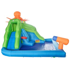 Sân ngoài trời mùa hè bắn tung tóe hồ bơi nhảy Inflatable trượt nước để bán - Product Image 2