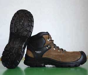 เหล็กคุณภาพดี Crazy Horse หนังความปลอดภัยรองเท้า - Product Image 1