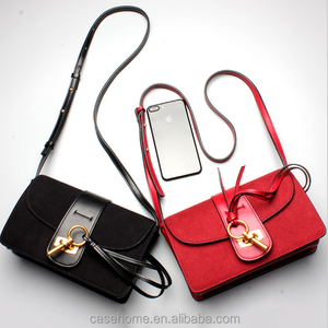 Diseño simple importados bolsos de hombro de cuero, bolsos de cuero de <span class=keywords><strong>la</strong></span> mujer real - Product Image 1