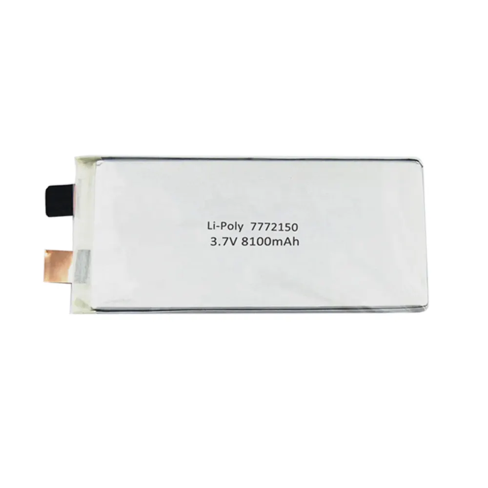 Gebattery 7772150 3.7 v 8100 mah oplaadbare kleine energie opslagtank pouch lithium batterij