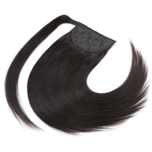 ขายส่งผมมนุษย์หางม้า 100% ผมมนุษย์หางม้าต่อผมหางม้ายาว - Product Image 1