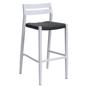 Modern Design Aluminum Frame Alum Slat Back Indoor <strong>Outdoor</strong> <strong>Bar</strong> <strong>Stool</strong> for Garden Grade - Product Image 3