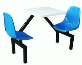 Kfc椅子とテーブルファーストフードレストランデザイン/グラスファイバーテーブルとファーストフードレストラン家具用チェア