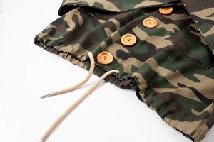 Casaco feminino camuflado de inverno, jaqueta de camuflagem para mulheres, com manga longa e acolchoada - Product Image 5