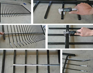 Valla de Malla de Acero y Hierro para Casa y Jardín, Madera Tratada Térmicamente para Uso en Patio - Product Image 3