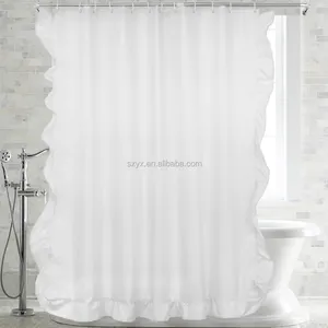 Занавеска для душа из ткани, занавеска для ванной, модная кружевная занавеска для душа, 72x72