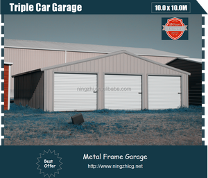 <span class=keywords><strong>Garage</strong></span> métallique pour 3 voitures/grande remise métallique/bâtiment d'usine en acier - Product Image 2