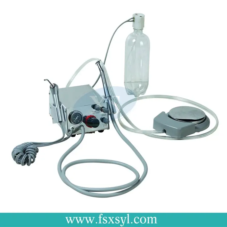 2 or 4 holes air flow turbine unit /dental unit price in China