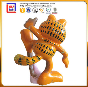 a casa decorazione polyresin statua <span class=keywords><strong>Garfield</strong></span> e resina <span class=keywords><strong>Garfield</strong></span> gomma da masticare incollare statua per la vendita - Product Image 2